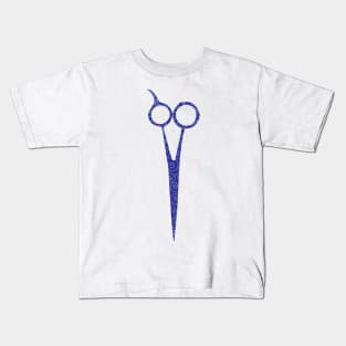 Scissors - blue Kids T-Shirt